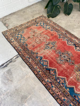 Load image into Gallery viewer, Henry | 3.6x10 | Surreal Antique Malayer Sarouk Serapi - The Curated Loom