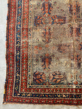 Load image into Gallery viewer, Scarlette | 4.3x5.0 | Truly Stunning Worn Antique Persian Afshar