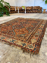 Load image into Gallery viewer, Odin | 5.0x6.0 | Antique Super Plush Khamseh Persian Tribal |