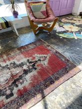 Load image into Gallery viewer, Zoe | 3.8x 7.0 | Gorgeous Patina Antique Caucasian Serapi