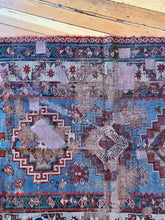 Load image into Gallery viewer, Ronan | 3.6x6.7 | Distressed Primitive Antique Caucasian Kuba |