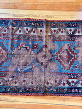 Load image into Gallery viewer, Ronan | 3.6x6.7 | Distressed Primitive Antique Caucasian Kuba |