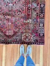 Load image into Gallery viewer, Willa | 5.3 x 8.4 | Rare detailed + intricate vintage qashqai