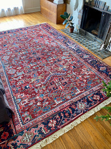 Kennesaw | 8x10.7 l Timeless Heriz area rug