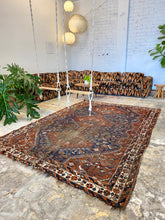 Load image into Gallery viewer, Napa | 7.2x10.0 | Awesome floral + tribal antique rug
