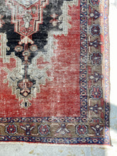 Load image into Gallery viewer, Zoe | 3.8x 7.0 | Gorgeous Patina Antique Caucasian Serapi
